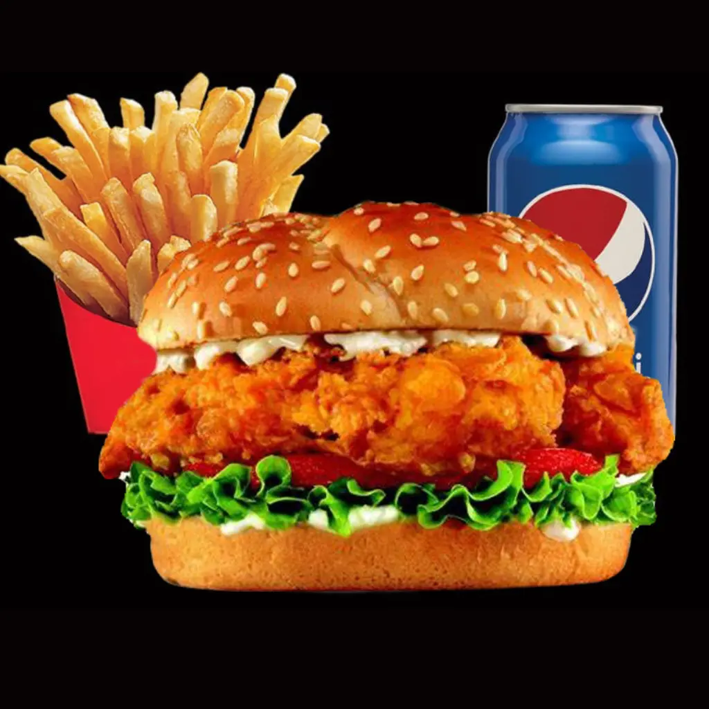 Crispy Chicken Burger Meal